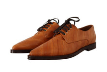 Load image into Gallery viewer, Dolce & Gabbana Elegant Eel Leather Lace-Up Formal Flats