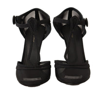 Load image into Gallery viewer, Dolce & Gabbana Elegant Mesh T-Strap Stiletto Pumps