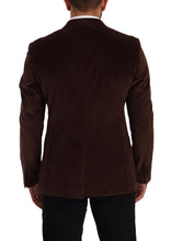 Load image into Gallery viewer, Dolce & Gabbana Elegant Brown Corduroy Slim Fit Blazer