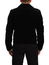 Load image into Gallery viewer, Dolce & Gabbana Sleek Black Cotton Biker Jacket