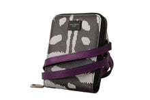 Load image into Gallery viewer, Dolce & Gabbana Elegant Purple Leather Bifold Wallet with Strap