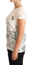 Load image into Gallery viewer, Dolce & Gabbana Elegant Silk Botanical Garden Fountain Tee