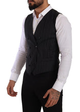 Load image into Gallery viewer, Dolce & Gabbana Elegant Striped Double-Breasted Dress Vest