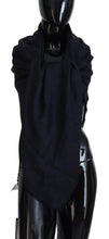 Load image into Gallery viewer, Dolce & Gabbana Elegant Silk-Wool Fringed Scarf in Dark Blue