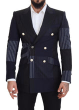 Load image into Gallery viewer, Dolce & Gabbana Elegant Navy Double Breasted Wool Blazer
