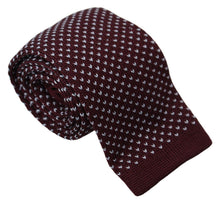 Load image into Gallery viewer, Lanvin Elegant Bordeaux Silk Bow Tie