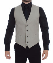 Load image into Gallery viewer, Dolce & Gabbana Beige Silk Blend Dress Formal Vest Gilet
