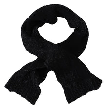 Load image into Gallery viewer, Dolce & Gabbana Elite Black Wool Blend Men's Scarf