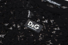 Load image into Gallery viewer, Dolce & Gabbana Elegant Black Floral Lace Shift Dress