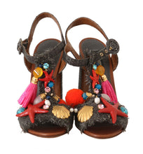 Load image into Gallery viewer, Dolce & Gabbana Elegant Marina T-Strap Heels Sandals