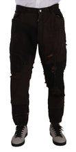 Load image into Gallery viewer, Dolce & Gabbana Elegant Distressed Patchwork Denim Jeans