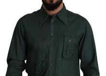 Load image into Gallery viewer, Dolce & Gabbana Emerald Elegance Slim Fit Casual Shirt