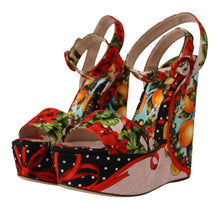 Load image into Gallery viewer, Dolce & Gabbana Elevate Your Step in Multicolor Brocade Heels