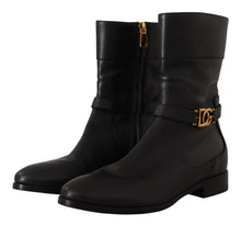 Load image into Gallery viewer, Dolce & Gabbana Elegant Leather Biker Boots