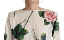 Load image into Gallery viewer, Dolce & Gabbana Elegant Silk Floral A-Line Dress