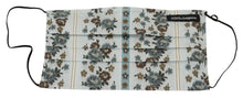Load image into Gallery viewer, Dolce & Gabbana Chic White Floral Pleated Cotton Face Mask