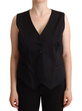 Load image into Gallery viewer, Dolce & Gabbana Chic Buttoned Black Waistcoat