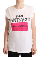 Load image into Gallery viewer, Dolce & Gabbana Chic White Cotton Crew Neck Tee