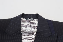 Load image into Gallery viewer, Dolce & Gabbana Elegant Navy Double Breasted Wool Blazer