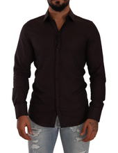 Load image into Gallery viewer, Dolce & Gabbana Elegant Burgundy Slim Fit Dress Shirt