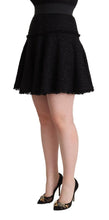 Load image into Gallery viewer, Dolce & Gabbana Elegant Knitted A-Line Mini Skirt