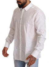 Load image into Gallery viewer, Dolce & Gabbana White Cotton Slim Fit Men MARTINI Shirt