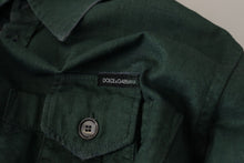 Load image into Gallery viewer, Dolce & Gabbana Emerald Elegance Slim Fit Casual Shirt