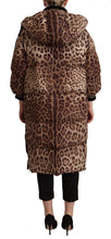 Load image into Gallery viewer, Dolce & Gabbana Elegant Leopard Print Long Jacket
