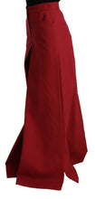 Load image into Gallery viewer, Dolce & Gabbana Elegant High Waist Wide Leg Pants in Red