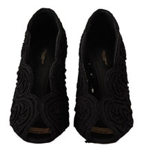 Load image into Gallery viewer, Dolce & Gabbana Elegant Black Lace Stiletto Heels