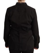 Load image into Gallery viewer, Dolce & Gabbana Elegant Black Cotton Blend Collared Top