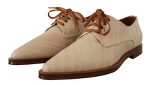 Load image into Gallery viewer, Dolce & Gabbana Elegant Beige Eel Leather Formal Flats