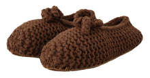 Load image into Gallery viewer, Dolce & Gabbana Elegant Wool Knit Ballerina Flats