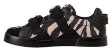Load image into Gallery viewer, Dolce & Gabbana Zebra Suede Low Top Fashion Sneakers