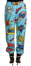 Load image into Gallery viewer, Dolce & Gabbana Chic Cartoon Print Knitted Jogger Pants