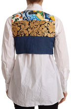 Load image into Gallery viewer, Dolce & Gabbana Multicolor Cropped Vest Top with Button Accents