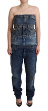 Load image into Gallery viewer, Dolce & Gabbana Elegant Dark Blue Denim Jumpsuit Dress