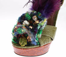 Load image into Gallery viewer, Dolce & Gabbana Crystal Enchanted Ankle Strap Sandals