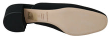 Load image into Gallery viewer, Dolce & Gabbana Chic Black Grosgrain Slide Sandals