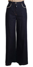 Load image into Gallery viewer, Dolce & Gabbana Elegant Dark Blue Flare Denim Jeans