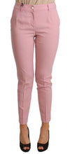 Load image into Gallery viewer, Dolce & Gabbana Elegant Pink Virgin Wool Cropped Trousers