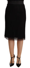 Load image into Gallery viewer, Dolce & Gabbana Elegant High Waist Pencil Midi Skirt