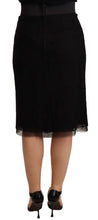 Load image into Gallery viewer, Dolce & Gabbana Elegant High Waist Pencil Midi Skirt