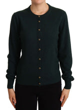 Load image into Gallery viewer, Dolce & Gabbana Elegant Cashmere Green Cardigan