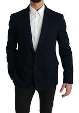 Load image into Gallery viewer, Dolce & Gabbana Elegant Slim Fit Dark Blue Men's Blazer