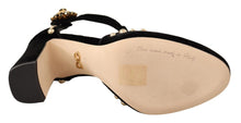 Load image into Gallery viewer, Dolce & Gabbana Elegant Velvet T-Strap Mary Jane Pumps