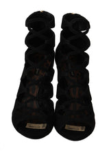 Load image into Gallery viewer, Dolce & Gabbana Chic Suede Ankle Strap Heel Sandals