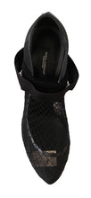 Load image into Gallery viewer, Dolce & Gabbana Elegant Netted Sock Pumps in Timeless Black