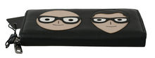 Load image into Gallery viewer, Dolce & Gabbana Elegant Black Leather Continental Wallet