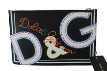 Load image into Gallery viewer, Dolce & Gabbana Elegant Black Leather Coin Wallet